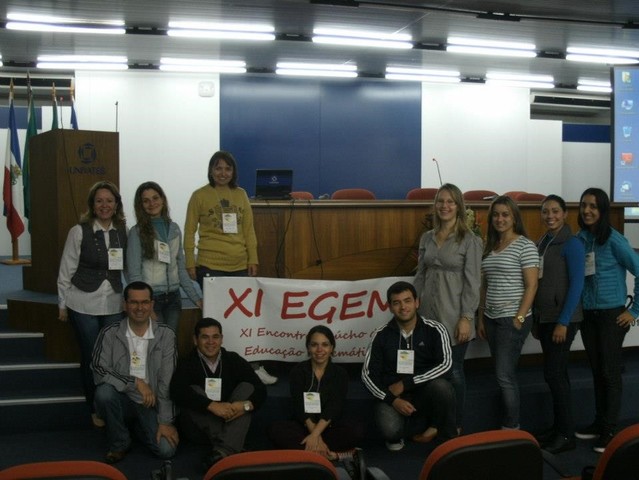 Participação no Encontro Gaúcho de Educação em Matemática