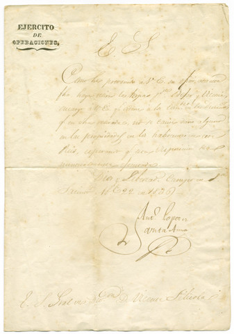 Letter of Retreat