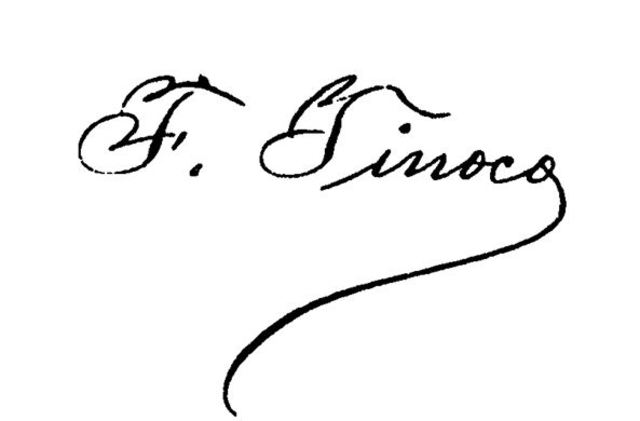 President Federico Tinoco Granados' signture