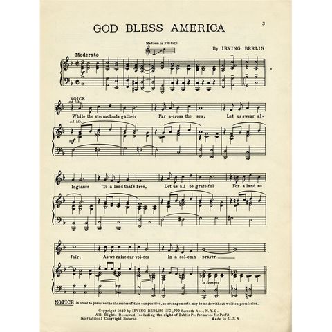 God Bless America (Song)