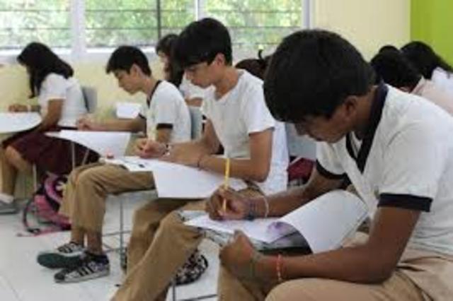Qué tipo de evaluación se utilizaba en la secundaria