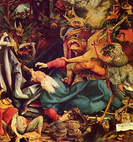 The Temptation of St. Anthony by Matthias Grunewald