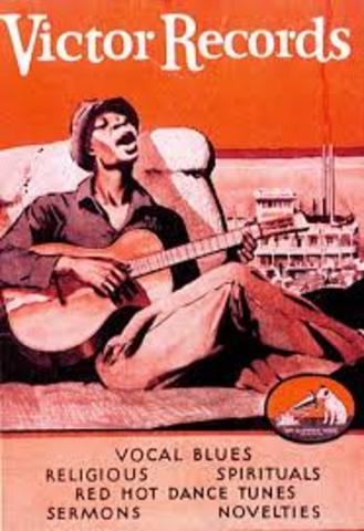 Black music first recorded