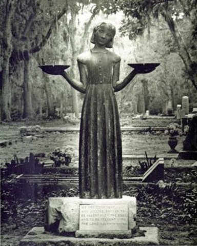 Bird Girl by Sylvia Shaw Judson (sculpture) and Jack Leigh (photograph)