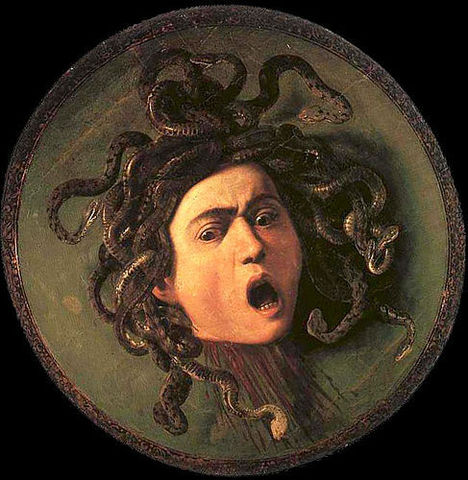 Medusa by Michelangelo Merisi (or Amerighi) da Caravaggio