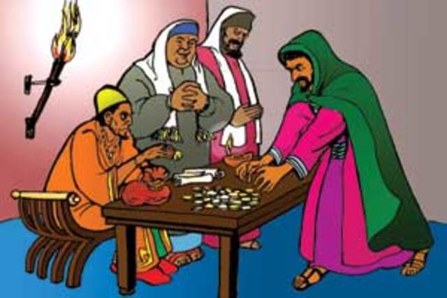 Judas agrees to betray Jesus to the leaders