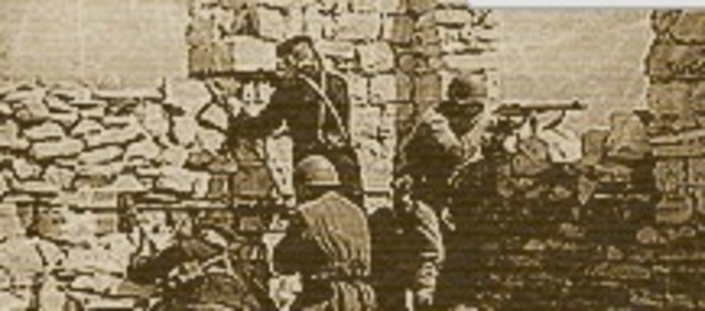 Бои на полуострове Ханко за контроль  над входом в Финский залив.