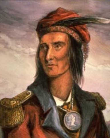 Tecumseh Killed (Battle of Thames)