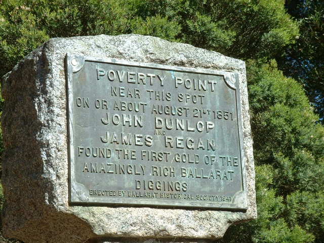 Gold discovered at Poverty Point