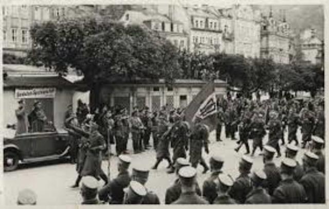 Germany takes Sudetenland