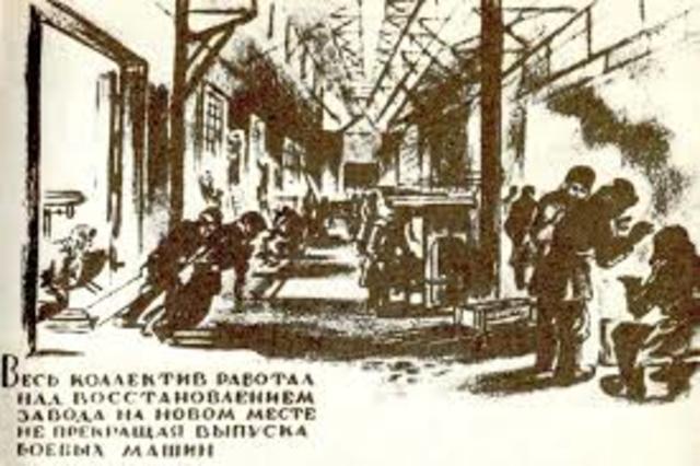 Постановление о графике восстановления эвакуированных заводов.