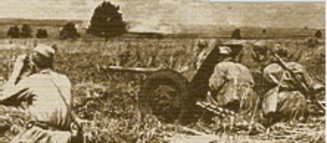 Войска центрального фронта провигаются на территорию северной Украины.