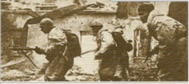 Красная Армия окружает корсунь-шевченсковскую группировку немцов.