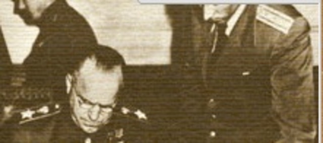 Подписание акта о безоговорочной капитуляции Германии.