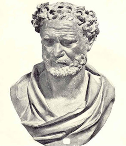 B.C.E.  Democritus
