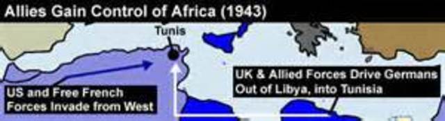 Allies Gain Control of Africa