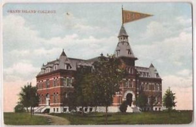 Recieved BA from Grand Island College in Grand Island, Nebraska.