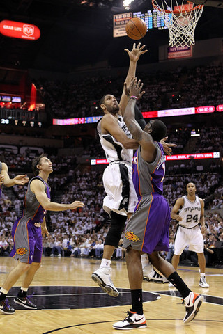 Tim Duncan first playoff game