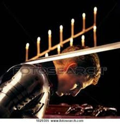 Knighted by England's Queen Elizabeth II