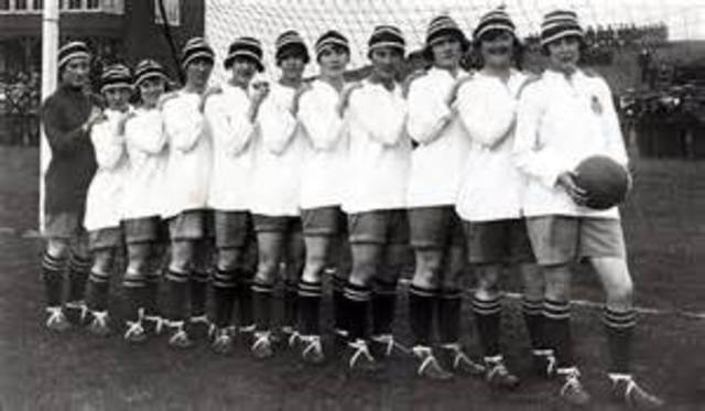 First Womens Soccer Team EVER