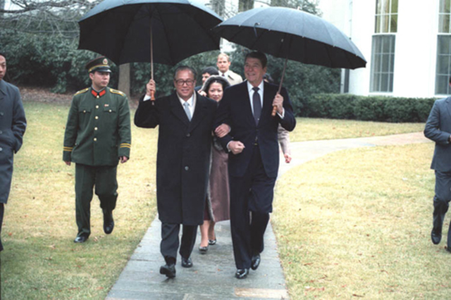 Reagan Visits China