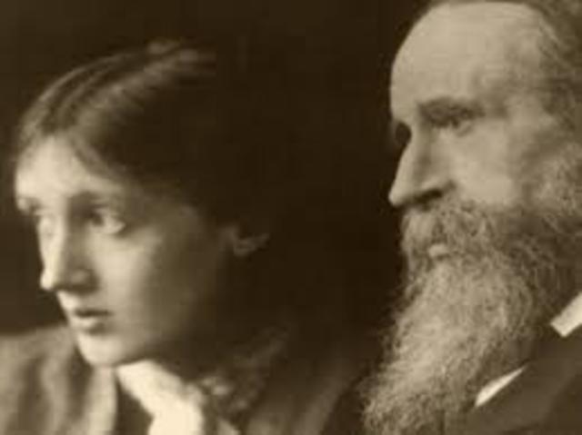 Death of Virginia Woolf's Father