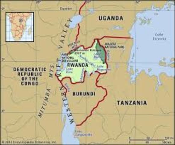 Germany controls Rwanda