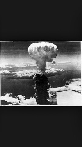 dropping atomic bombs