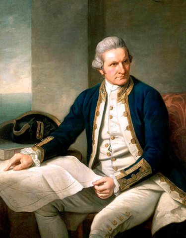 Australia was discovered by Captain James Cook