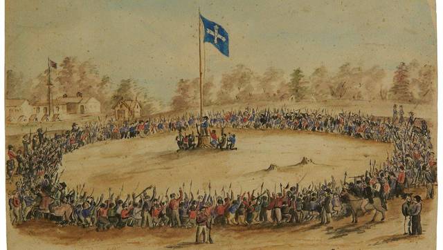 The Eureka Stockade commenced