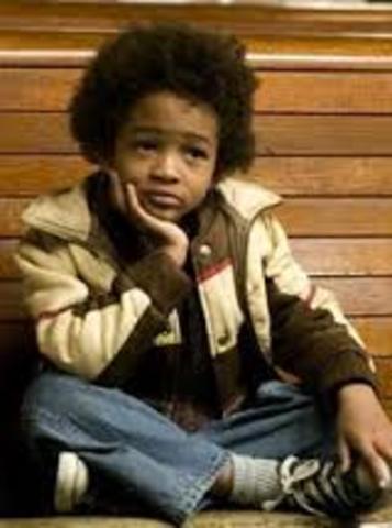 Nace Christopher Jarret hijo de Christopher Gardner