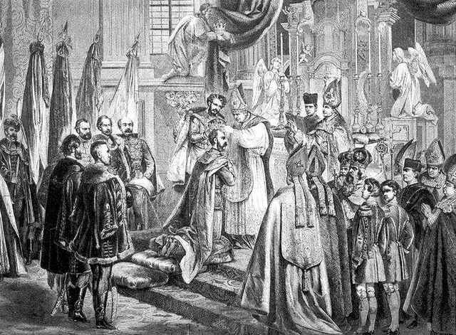 Ferenc József magyar királlyá való koronázása