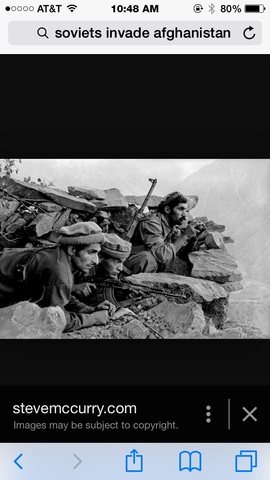 Soviets invade Afghanistan