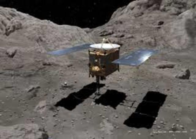 first landing on an asteroid