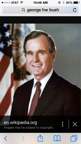 George H. W. Bush Becomes President