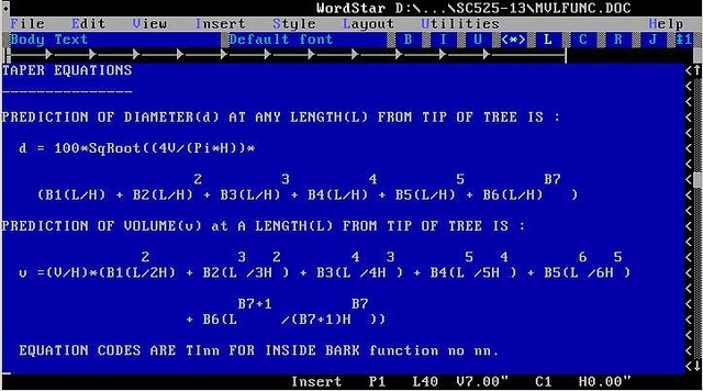 IL PROCESSORE WORDSTAR
