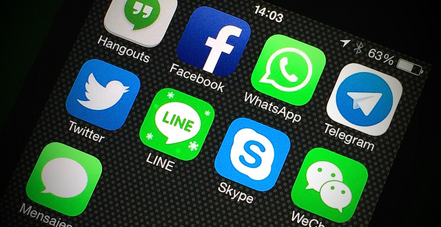 Twitter, Facebook o WhatsApp 2010-2015