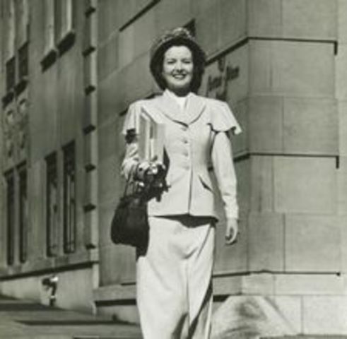1950's woman business dress
