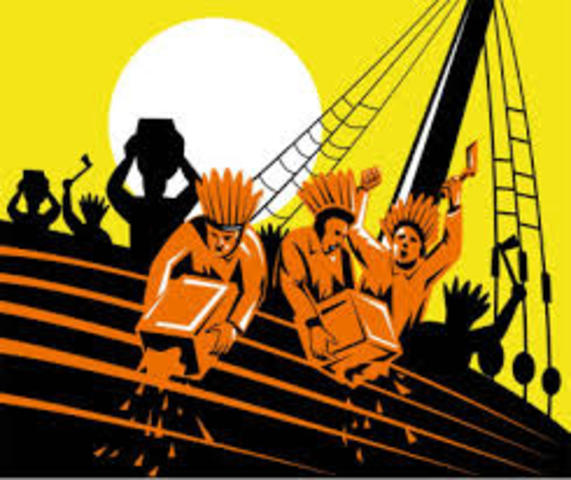 The boston tea party