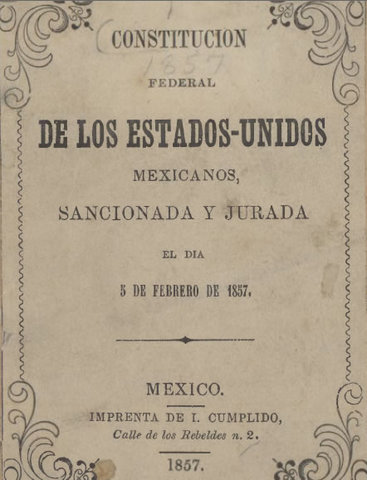 CONSTITUCION DE 1857