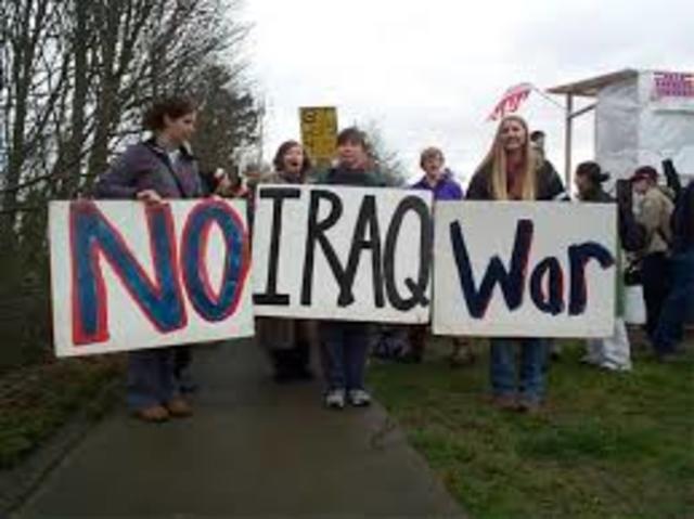 Canada says no to joing the war in Iraq.