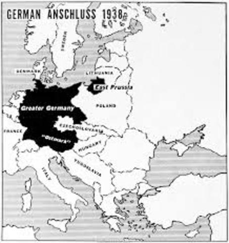 Germany takes over Austria (Anschluss)
