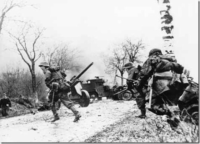 The Germans capture Antwerp