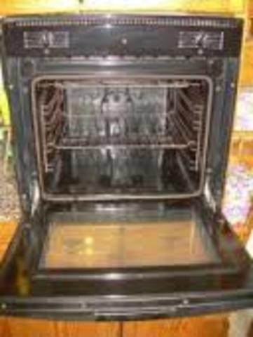 line of electric ovens and kitchen