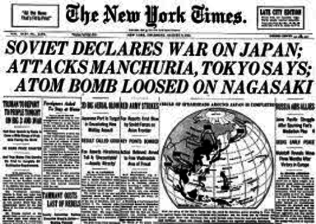 Soviet delcares war