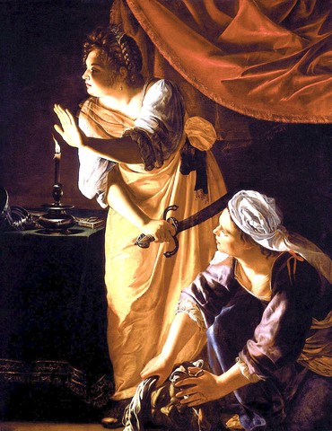 Judith and Her Maidservant with the Head of Holofernes c.1623-1625