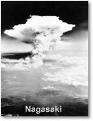 Atomic bomb dropped on Nagasaki, Japan