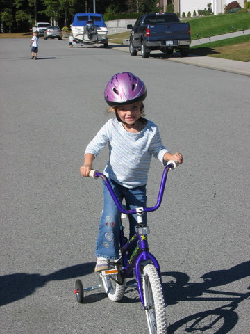 i learnd how to ride a bike