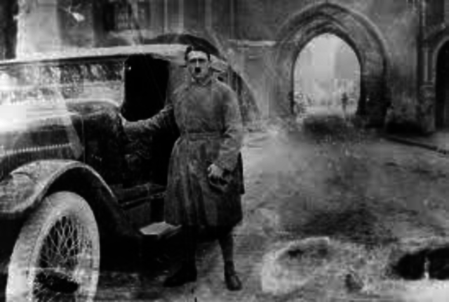 Hitler is sentenced to five years in prison for treason