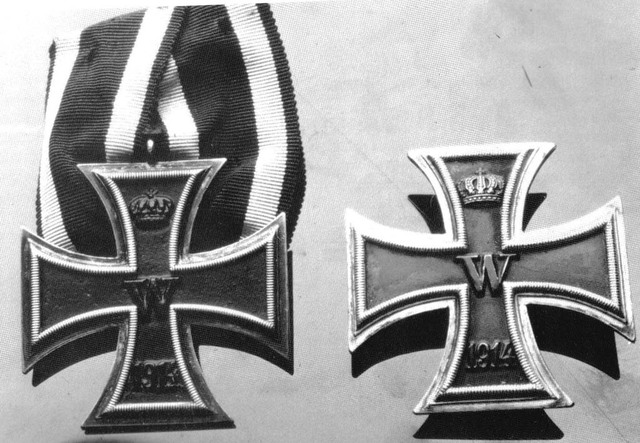 awarded the Iron Cross